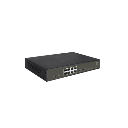 Switch LevelOne GES-2110P 8 Porte Gigabit PoE+ 130W 2 SFP Fanless