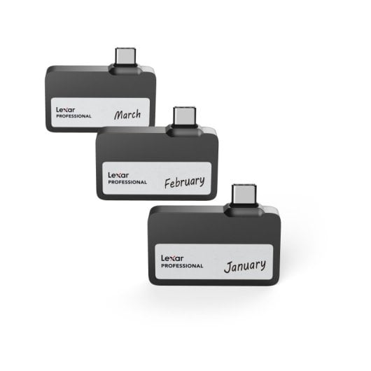 Lexar Professional Go 2 TB SSD USB-C 1050 MB/s IP65 Ultrakompakte, widerstandsfähige Festplatte, Schwarz