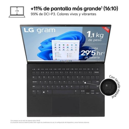 LG Gram 14Z90S 14" Intel Core Ultra 5 125H 16 GB 512 GB SSD Windows 11 Pro