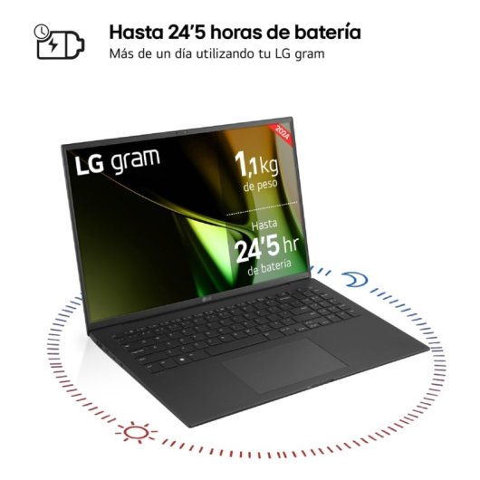 Computer portatile LG Gram 16Z90S-G.AD89B 16″ Intel Core Ultra 7 32GB 1TB SSD Win11 Dolby Atmos