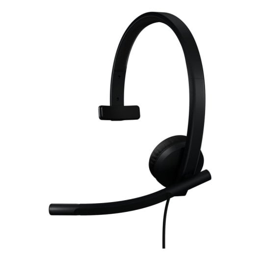 Auscultadores Logitech com fio USB tipo A e cancelamento de ruído com microfone mono