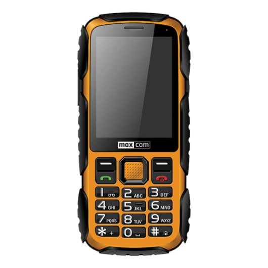 Teléfono resistente Maxcom Negro Amarillo 2.8? 2G Bluetooth Cámara 2MP Linterna 1400mAh