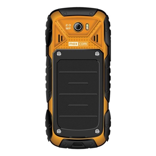 Teléfono resistente Maxcom Negro Amarillo 2.8? 2G Bluetooth Cámara 2MP Linterna 1400mAh
