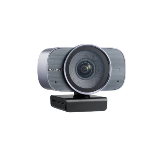 Webcam Maxhub UC W31 4K Ultra HD 12MP USB-C Reducción Ruido Tapa Privacidad Negra
