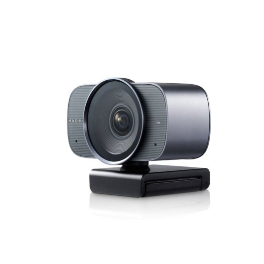 Webcam Maxhub UC W31 4K Ultra HD 12MP USB-C Reducción Ruido Tapa Privacidad Negra