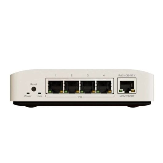 Mikrotik DINRail Pro ARM-Switch 1200 MHz 4x10G Ethernet/1xGigabit RJ-45 PoE Weiß