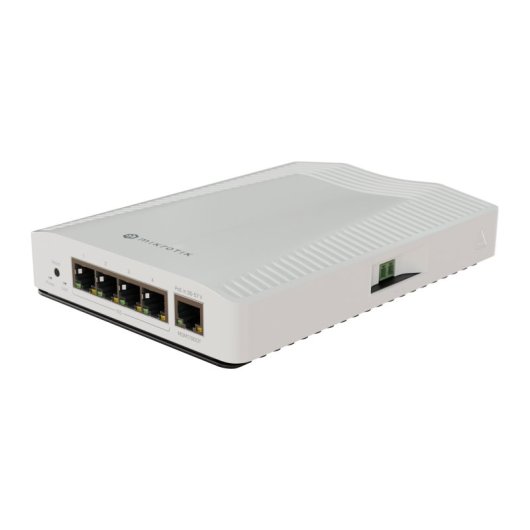 Mikrotik DINRail Pro ARM-Switch 1200 MHz 4x10G Ethernet/1xGigabit RJ-45 PoE Weiß