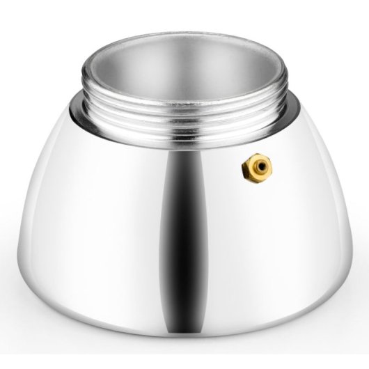 Cafetera Italiana Monix Induction Inox 6 tazas 0,37L fondo Bi-Clad aluminio-inox