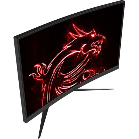 Moniteur MSI 23,6″ FHD 180 Hz VA incurvé 1500R antireflet FreeSync sans cadre