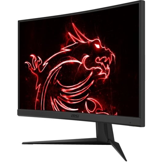 Moniteur MSI 23,6″ FHD 180 Hz VA incurvé 1500R antireflet FreeSync sans cadre