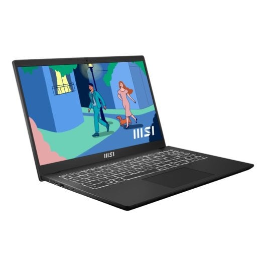Laptop MSI Modern 15 B7M 15.6″ Ryzen 7 16GB 512GB SSD Wi-Fi 6E Nero Tastiera retroilluminata