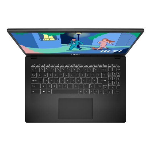 Laptop MSI Modern 15 B7M 15.6″ Ryzen 7 16GB 512GB SSD Wi-Fi 6E Nero Tastiera retroilluminata