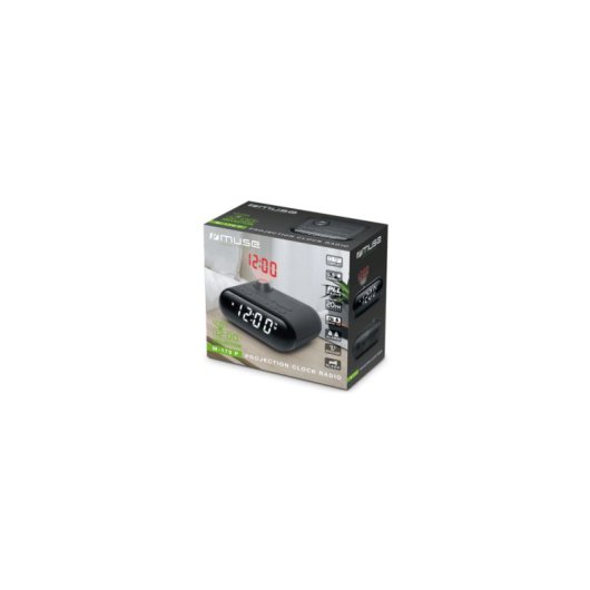 Radiosveglia digitale Muse M-179 P nera