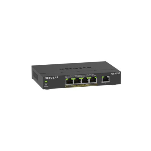 Switch NETGEAR GS305Pv3 5 Puertos Gigabit PoE 63W Montaje Pared Compacto