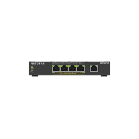 Switch NETGEAR GS305Pv3 5 Puertos Gigabit PoE 63W Montaje Pared Compacto
