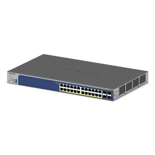 Switch Netgear GS728TXP 24x10G RJ-45 4 SFP+ PoE+ VLAN Apilable Seguridad Avanzada
