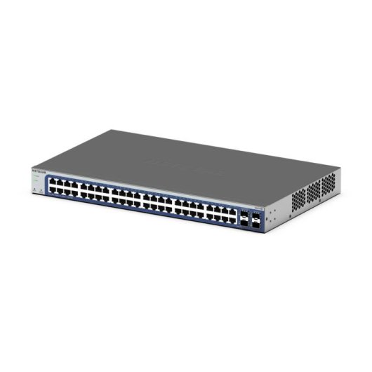 Netgear GS748Tv6 Switch, 48 Gigabit-Ports, 2 SFP L2/L3/L4, QoS, VLAN, Rack-Management