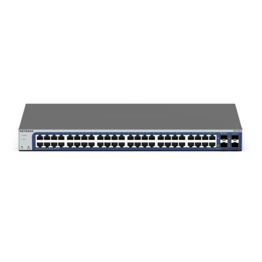 Netgear GS748Tv6 Switch, 48 Gigabit-Ports, 2 SFP L2/L3/L4, QoS, VLAN, Rack-Management