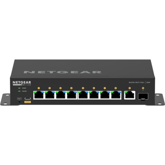 Switch Netgear 8 porte Gigabit gestite L2/L3 PoE+ 110W ARM Cortex-A9 Rack