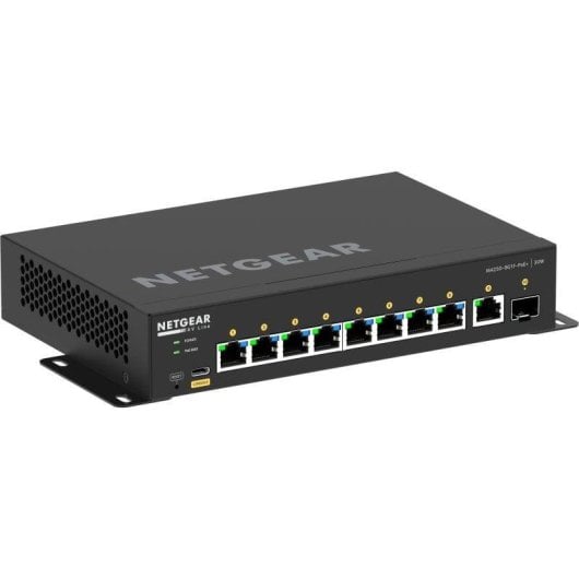 Switch Netgear 8 Porte Gigabit Gestito L2/L3 PoE+ 110W ARM Cortex-A9 Rack