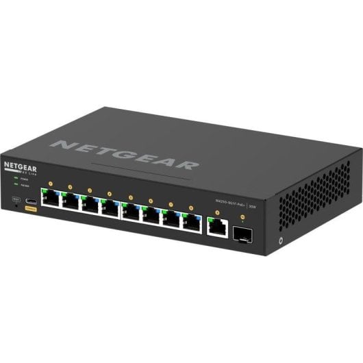 Switch Netgear 8 Porte Gigabit Gestito L2/L3 PoE+ 110W ARM Cortex-A9 Rack
