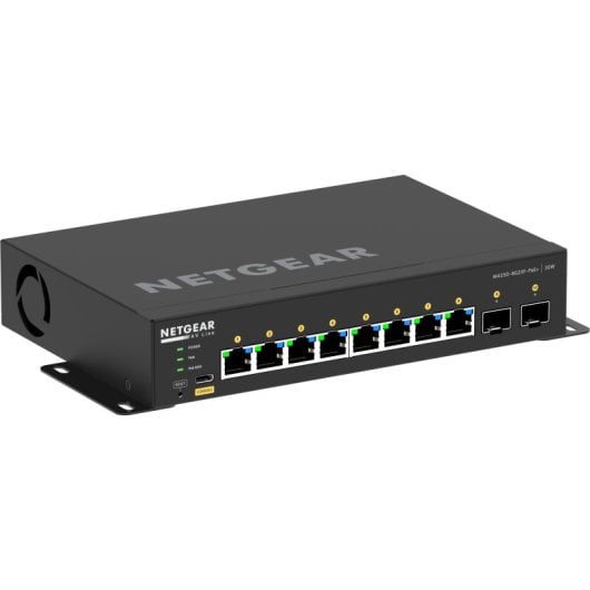 Switch Netgear GSM4210PX-100EUS 8 Puertos Gigabit PoE+ 24Gbps L2/L3 ARM Cortex-A9 2GB RAM Rack