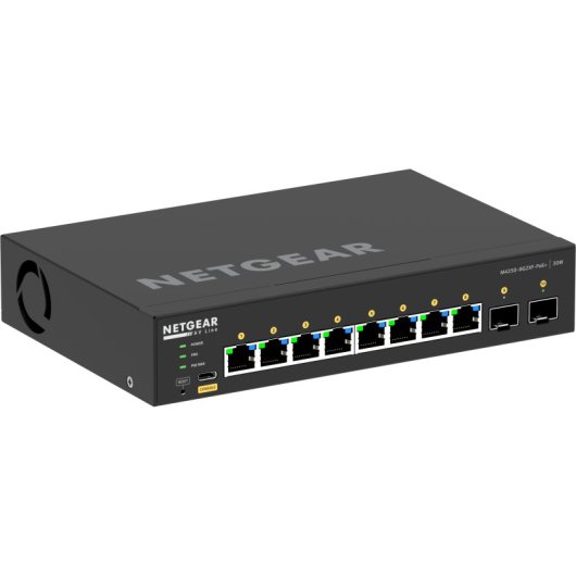 Switch Netgear GSM4210PX-100EUS 8 Puertos Gigabit PoE+ 24Gbps L2/L3 ARM Cortex-A9 2GB RAM Rack
