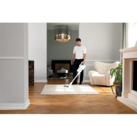 Aspirador Sem Fios Nilfisk 550W HEPA 13 Autonomia 60min Branco Leve