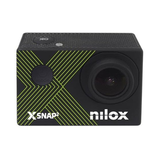 Cámara de acción Nilox 4K Ultra HD 8MP Pantalla LCD 64GB Estabilizador WiFi Negra