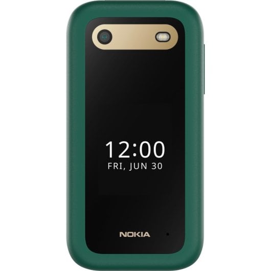 Móvil Nokia 2660 Flip Verde Dual SIM 4G Pantalla 2.8? 128MB 0.3MP 1450mAh
