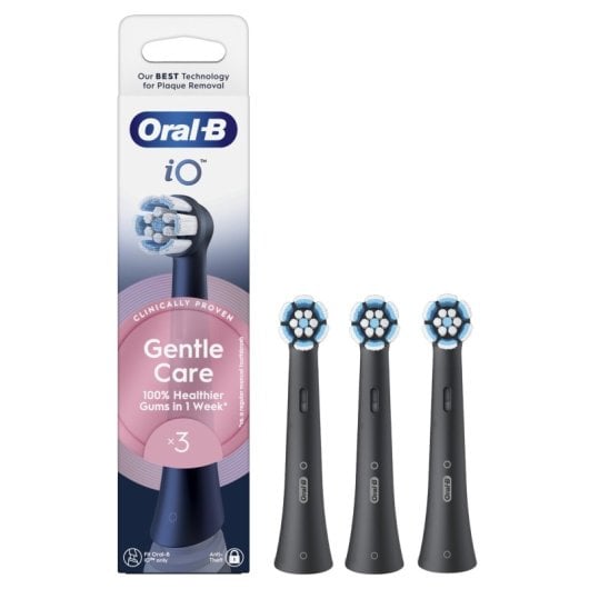 Testina di ricambio Oral-B Black Edition 3 pezzi compatibili con Oral-B