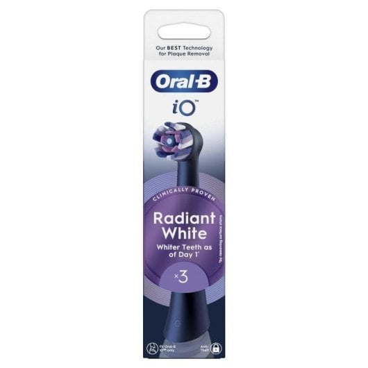 Aufsteckbürste Oral-B Schwarz x3 Kompatibel 3 Stück Made in Germany