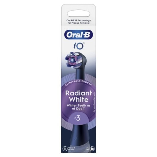 Cabeça de escova compatível com Oral-B x3 preta, fabricada na Alemanha, com embalagem suspensa