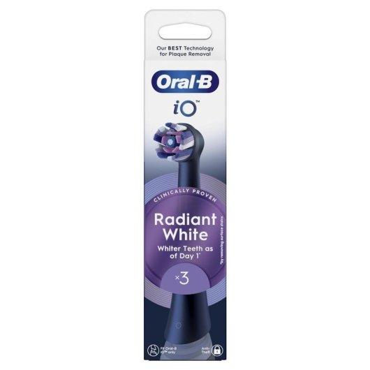 Aufsteckbürste Oral-B Schwarz x3 Kompatibel 3 Stück Made in Germany