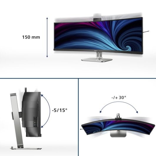 Philips 49B2U6903CH/00 49? 5120x1440 100Hz VA Thunderbolt 4 Curvo Webcam HDR400