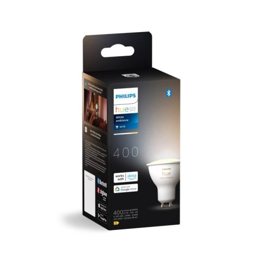 Bombilla inteligente Philips GU10 Bluetooth/Zigbee 400 lm 4.2W Regulable Blanco