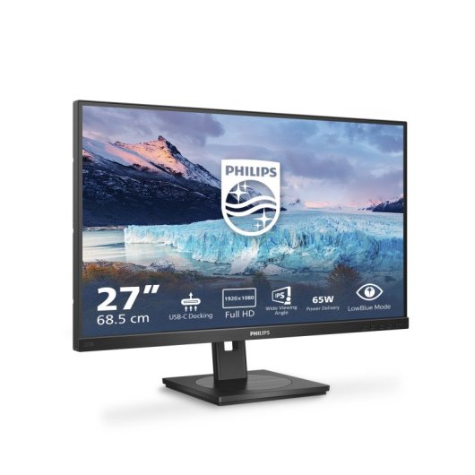 Philips 273S1/00 27? 1080p 75Hz IPS USB-C LowBlue Altavoces Altura VESA