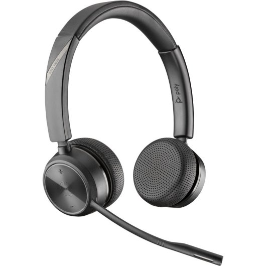 Cuffie wireless DECT Poly con microfono a braccio e batteria a lunga durata