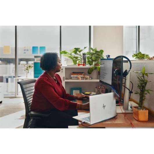 Poly Blackwire 3325 kabelgebundene Kopfhörer USB-C und 3,5 mm Klinke Büro, Boom-Mikrofon, schwarz