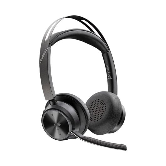 Auriculares Poly inalámbricos Bluetooth 5.1 con ANC, micrófono boom y base de carga