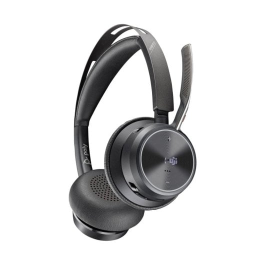 Auriculares Poly inalámbricos Bluetooth 5.1 con ANC, micrófono boom y base de carga