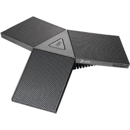 Microfone Poly Studio X50 X52 X70 USB Preto Direcional