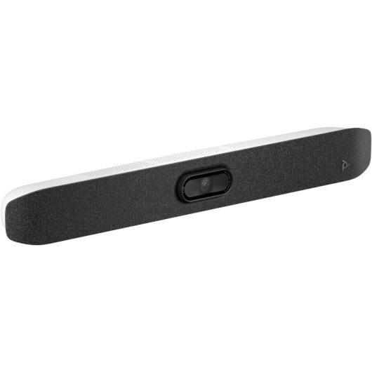 Poly Studio V12 4K Ultra HD Videokonferenz-Bar, 5-facher Digitalzoom, weiße WLAN-Bluetooth-Lautsprecher
