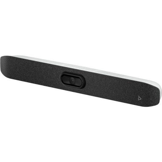 Poly Studio V12 4K Ultra HD Videokonferenz-Bar, 5-facher Digitalzoom, weiße WLAN-Bluetooth-Lautsprecher