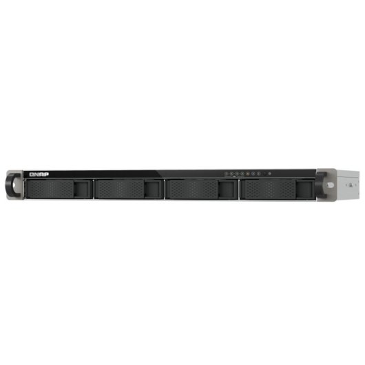 NAS rack 1U QNAP 4 bahías 4GB RAM ARM Cortex-A55 2.5GbE Turbo System TS-433eU