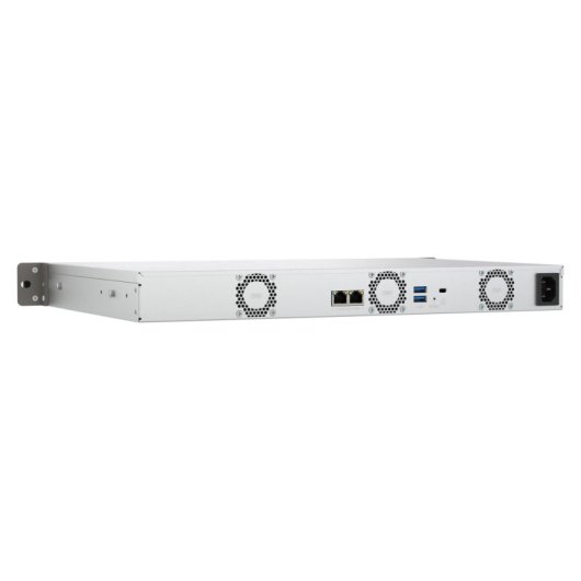 NAS rack 1U QNAP 4 bahías 4GB RAM ARM Cortex-A55 2.5GbE Turbo System TS-433eU
