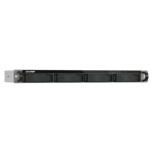 NAS rack 1U QNAP 4 bahías 4GB RAM ARM Cortex-A55 2.5GbE Turbo System TS-433eU