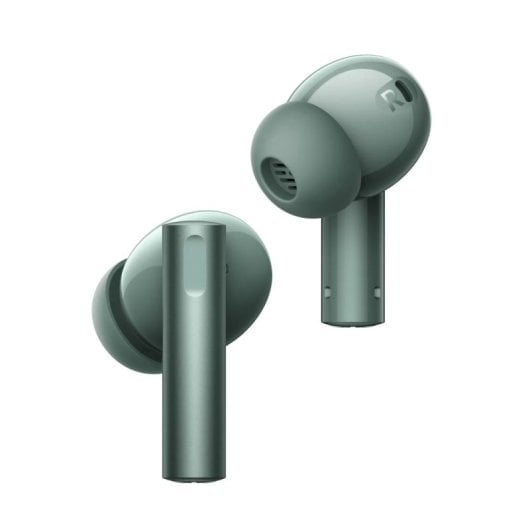 Auriculares sem fios Realme Bluetooth 5.3 com cancelamento de ruído ativo e 6 microfones Verde Floresta
