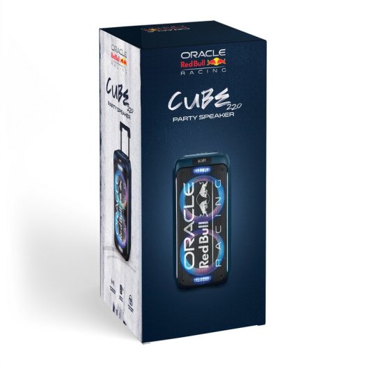 Red Bull Racing Tragbare kabellose Lautsprecher 320 W True Wireless LED Bluetooth USB