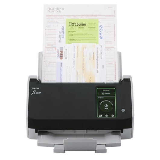 Escáner Ricoh fi-8040 Dual CIS 600x600 DPI ADF USB/Ethernet Pantalla Táctil